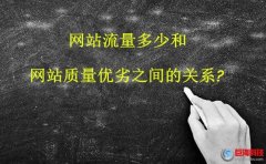 seo網(wǎng)站推廣公司：網(wǎng)站流量多少和網(wǎng)站質(zhì)量優(yōu)劣之間的關系?